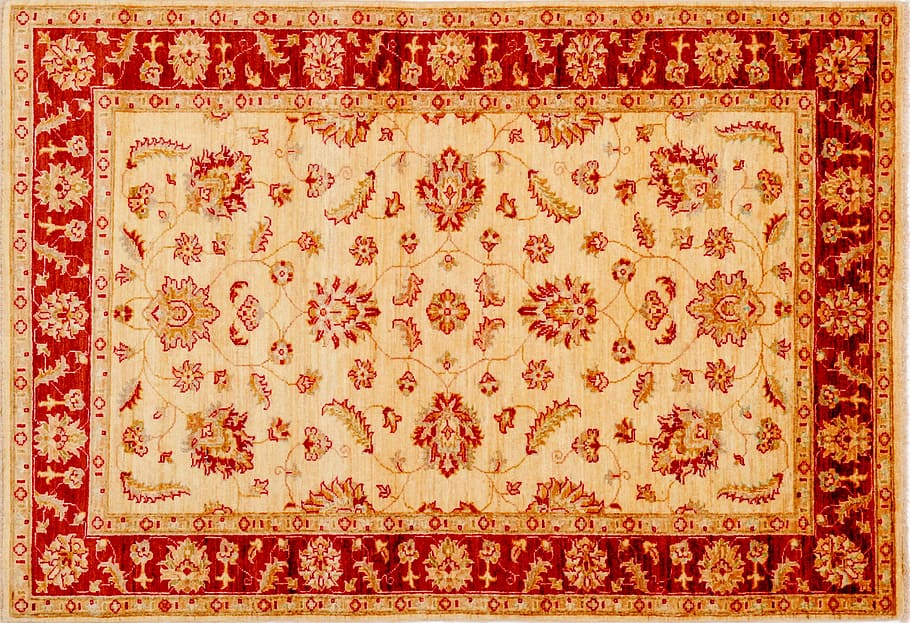 alfombra, orientada, anudada a mano, patrón, fondos, rojo, antiguo, artesanía, diseño, texturizado