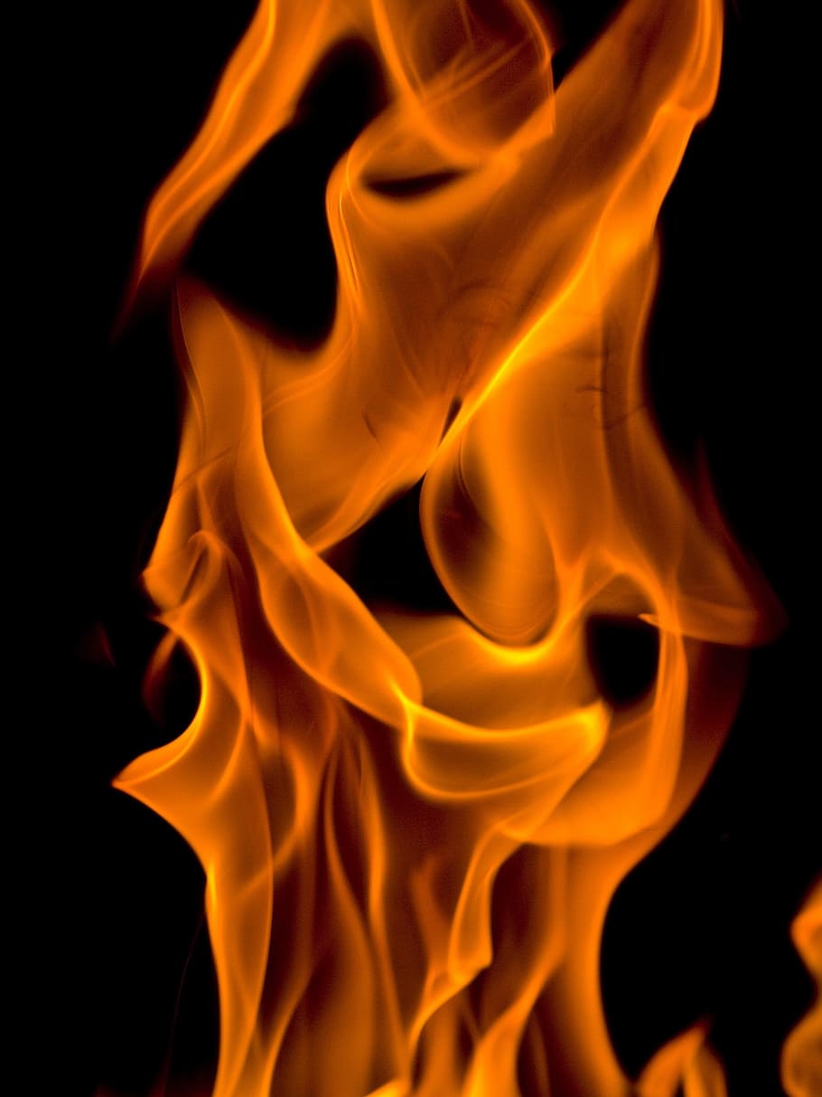 flames, flickering, fire, design, shapes, hot, burning, study, energy, bright