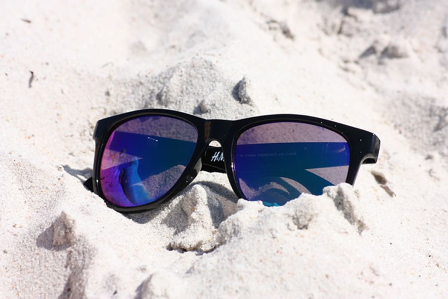 Glasses, Sunglasses, Beach, Summer, Sun, summer, sun, sand, eyewear, elegance, fashion