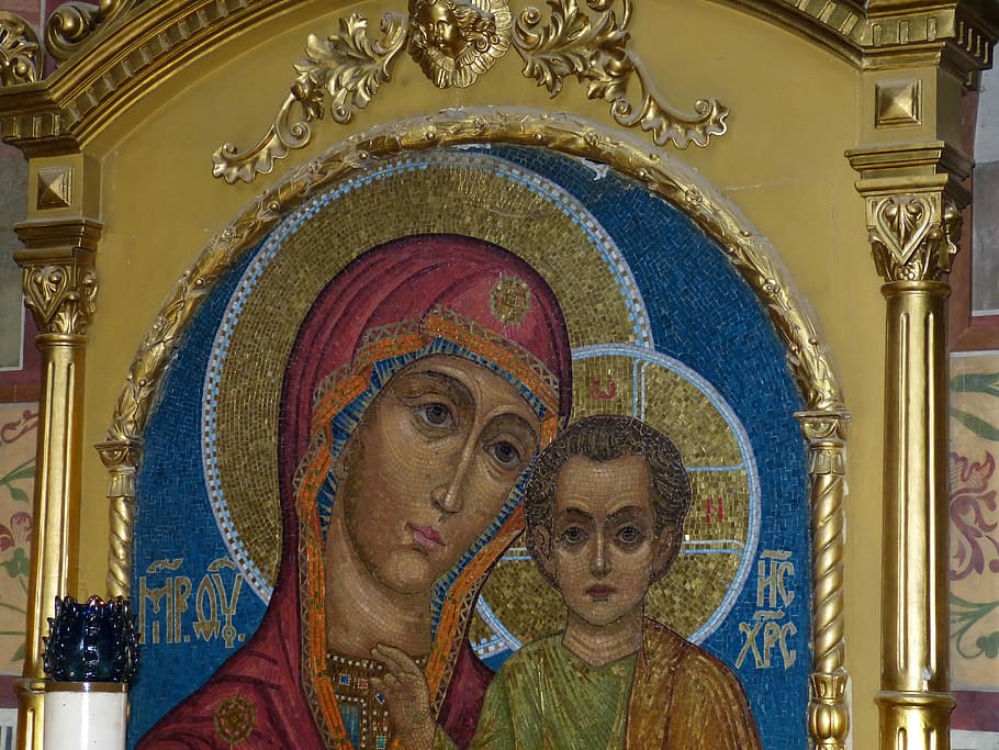 Russia, Icon, Church, Image, historically, believe, russian orthodox church, golden ring, painting, art