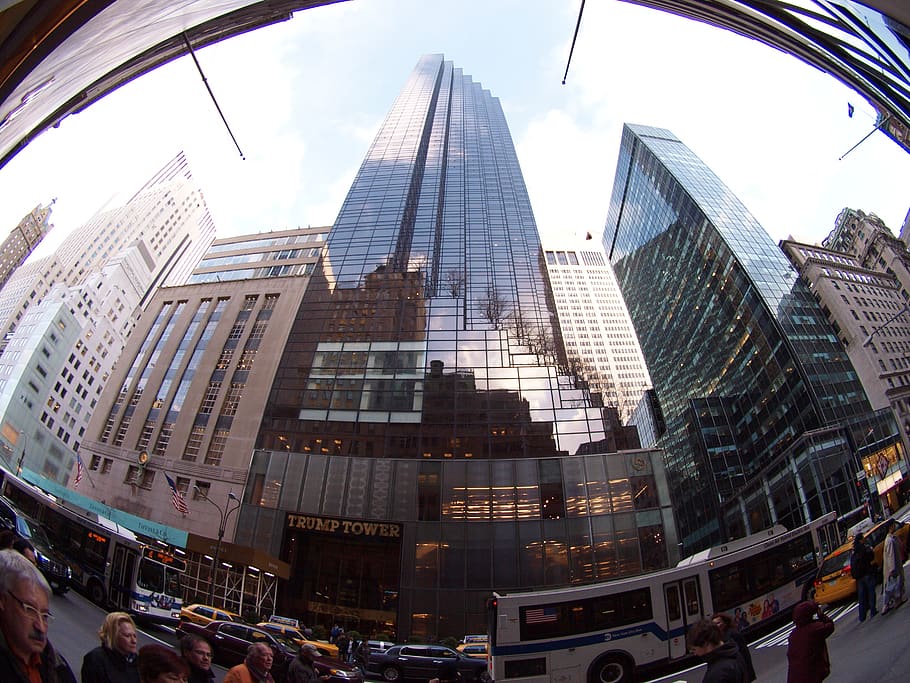 fish eye, wide, city, distortion, angle, wide-angle, building, lens, architecture, built structure