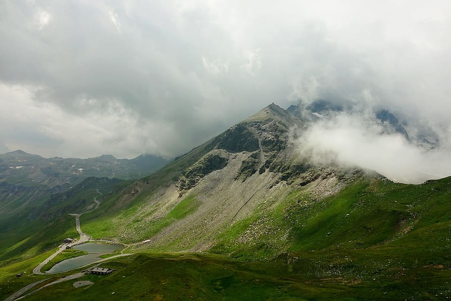 Green Covered Mountains Nature Mountain Landscape Panorama Travel Summer Majestic Grossglockner High Alpine Road Cloud Sky Pxfuel