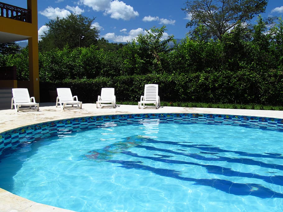 Pool, Heat, Holiday, Summer, swimming pool, water, poolside, tree, luxury, vacations