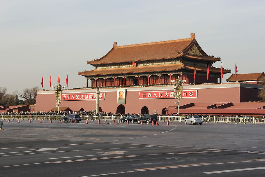 Beijing, Plaza de Tiananmen, el magnífico, arquitectura, exterior del edificio, estructura construida, al aire libre, destinos de viaje, día, viajes