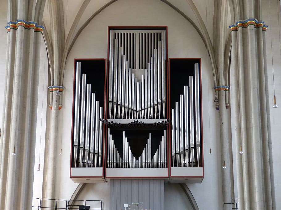Organ, Musical Instrument, music, instrument, church, keyboard instrument, brochure, gothic, braunschweig, whistle