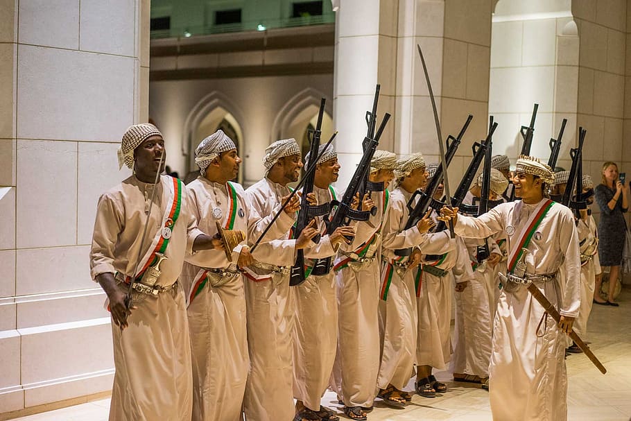 oman, opera, guard, tradition, middle east, singing, protection, event, traditional, history