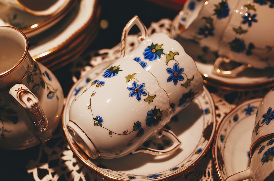 cup, saucer, porcelain, ceramics, design, kitchenware, celebration, holiday, indoors, close-up