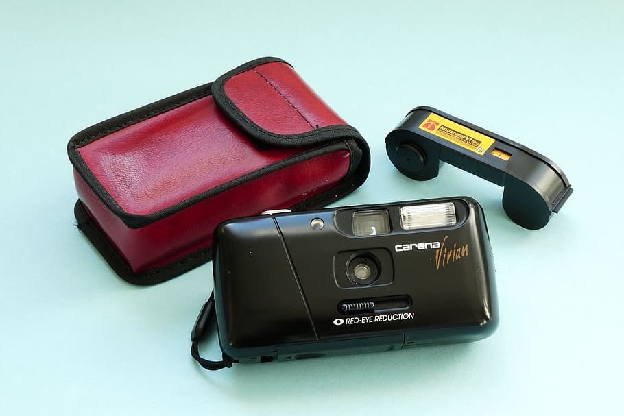 camera, pocket, pocket format, analog, pocket film, format 110, negative movie, film cassette, retro, small picture