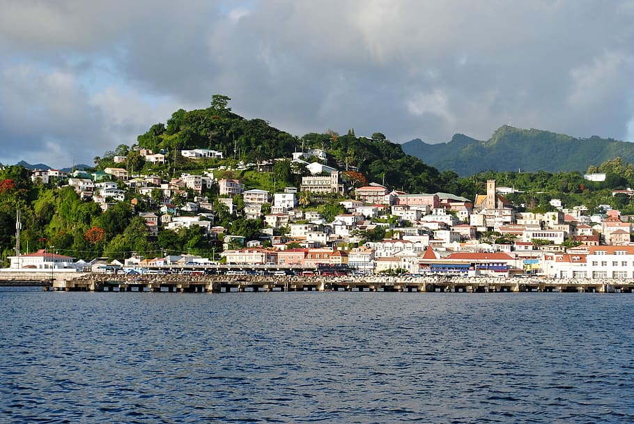 Grenada, Caribbean, Island, West Indies, sea, landscape, tropical, sky, water, nature