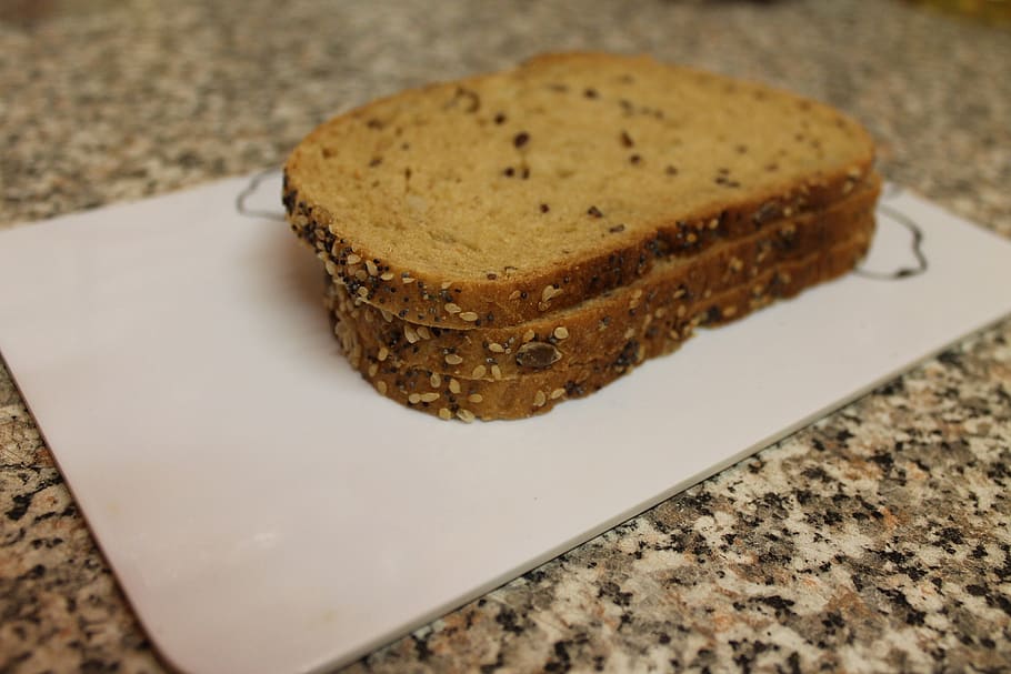 bread slices, bread, breakfast plate, eat, food, abendbrot, breakfast, food and drink, indoors, freshness
