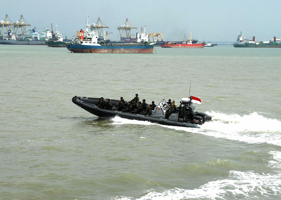 indonesian sailors, excercise, Indonesian, sailors, Naval, boats, Combined, photos, indonesia, Navy