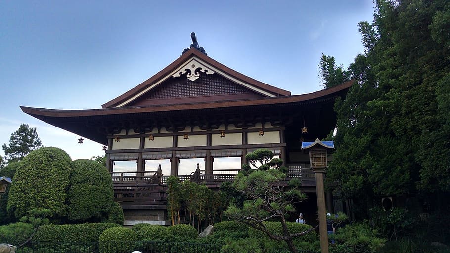 japan, architecture, house, building, temple, roof, epcot, world showcase, asia, japanese Culture