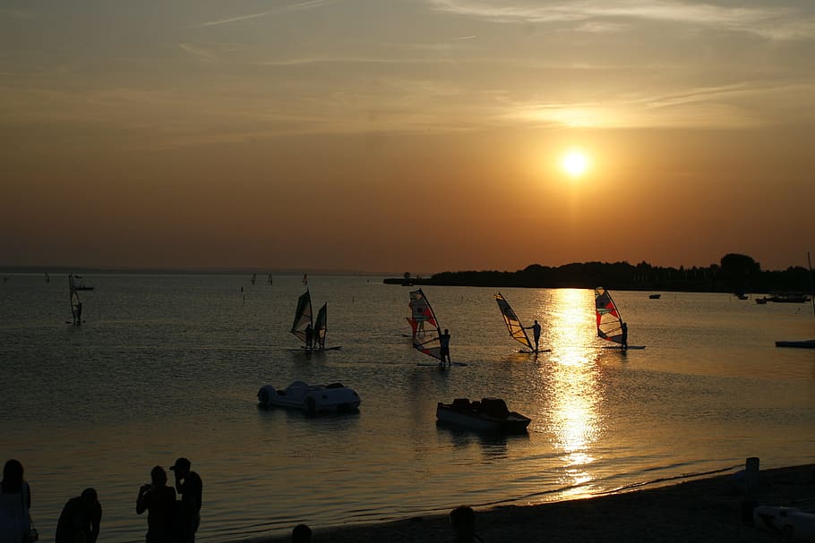 サーフィン 日没 入り江 夏 風景 水 海 休日 空 夕方 Pxfuel