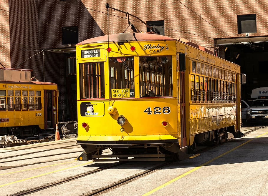tram, station, urban, brick, via, yellow, architecture, transportation, public transportation, mode of transportation
