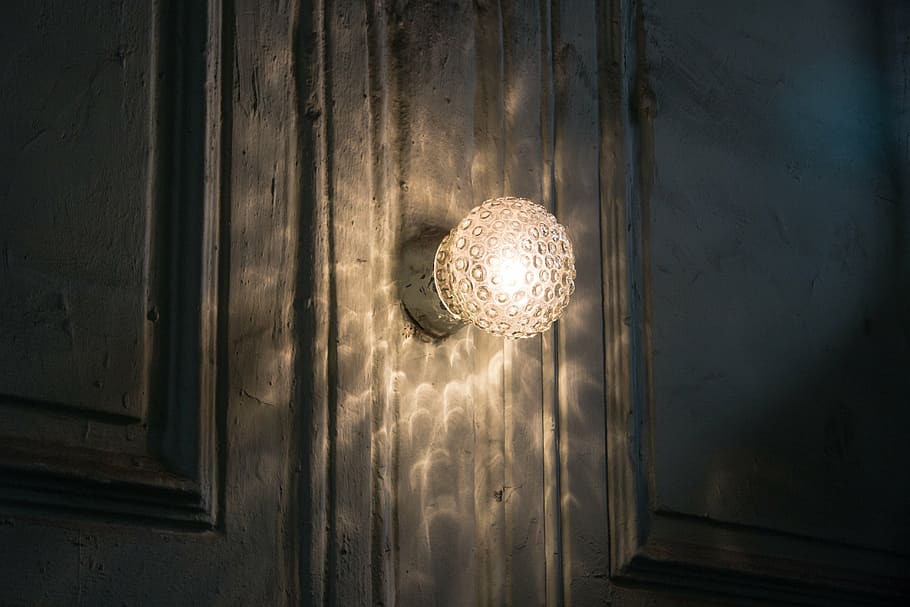 photography, white, sconce, lamp, entrance, pattern, light, riddle, fear, story