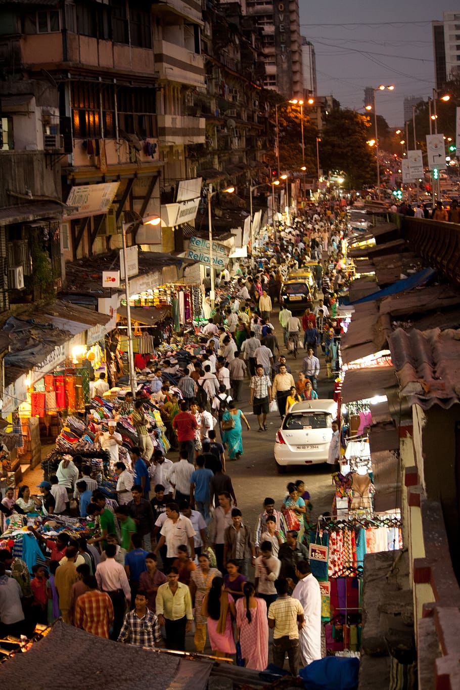 crowded, street, mumbai, bombay, crowd, people, india, overcrowded, overpopulation, indian