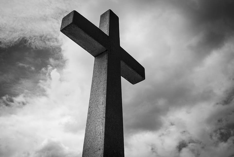 灰色の十字架 死 クルス 墓地 宗教 信念 犠牲 キリスト クラウド 空 クロス Pxfuel