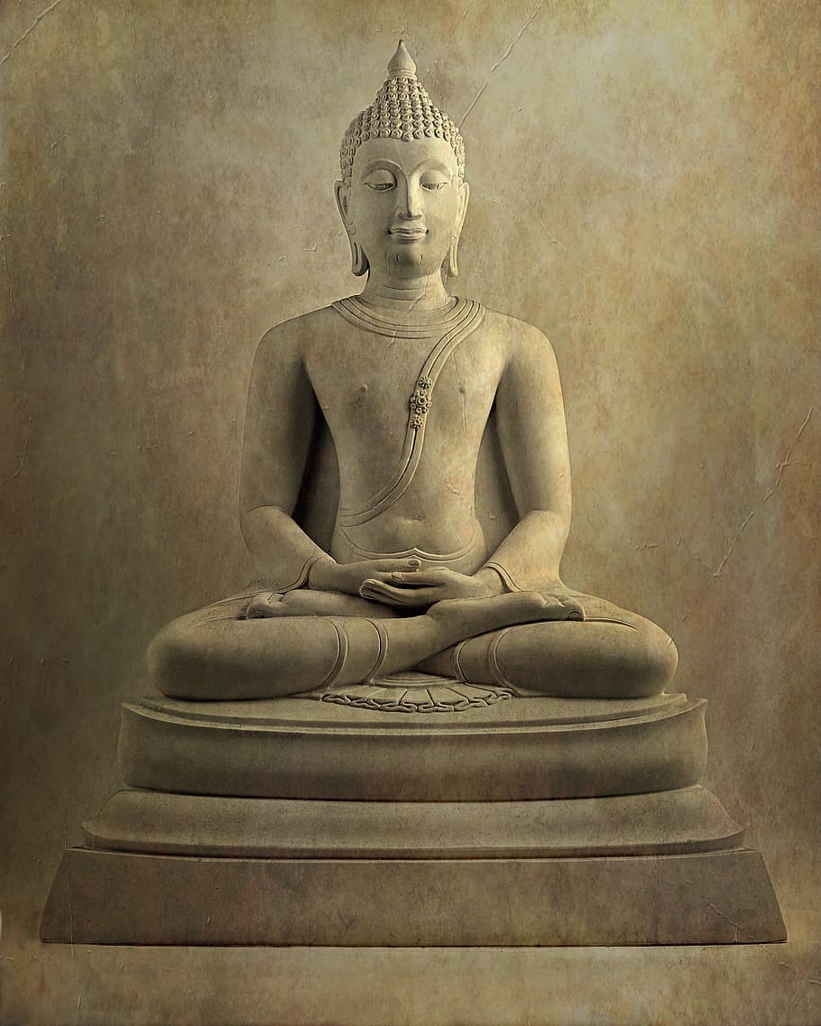 imagen de Buda, estatua de Buda, estilo antiguo, espiritualidad, religión, creencia, escultura, estatua, representación humana, arte y artesanía