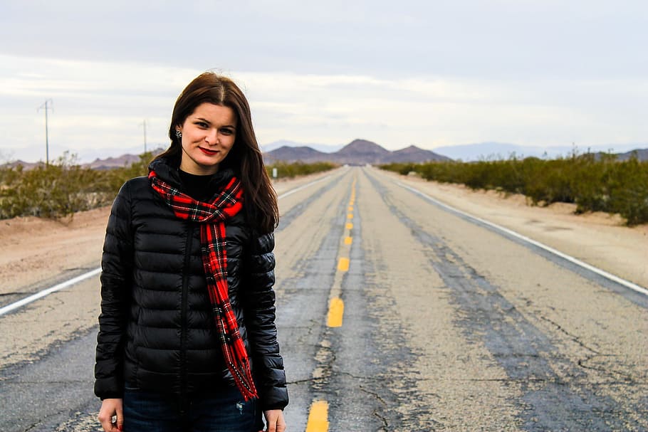 Road, Route 66, Lifestyle, road 66, young, summer, travel, trip, female, woman