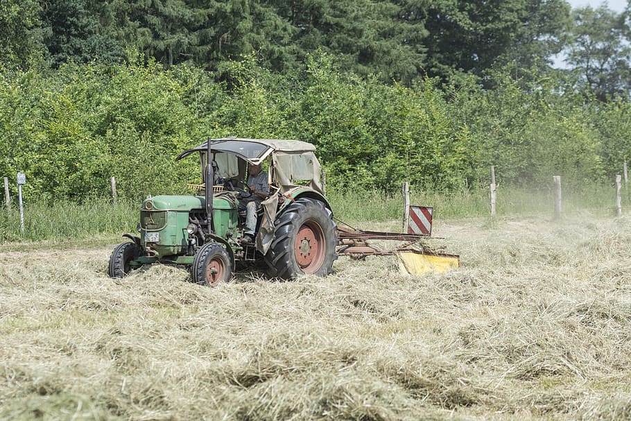 haymaking, agriculture, hay, agricultural, countryside, harvest, farmer, farm, agricultural vehicle, mow
