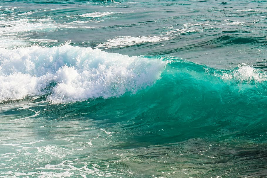 timelapse photo, sea waves, daytime, wave, smashing, foam, spray, sea, nature, wind