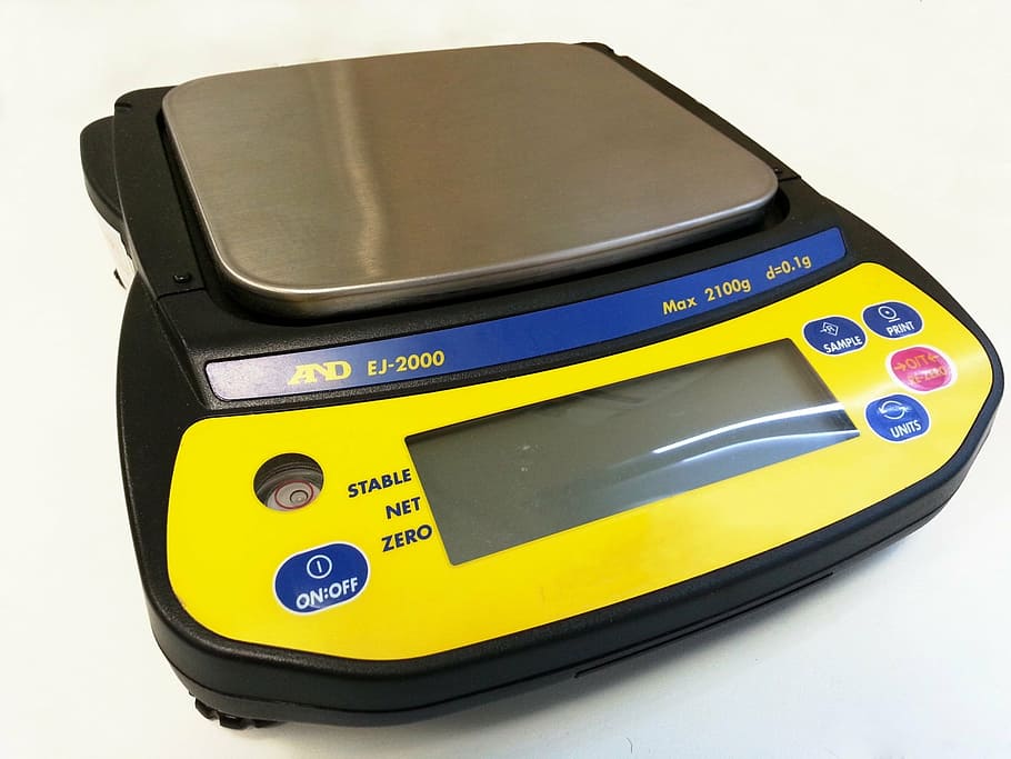 gray, black, digital, scale, balance, weight, load, weighing machine, electronic, scales
