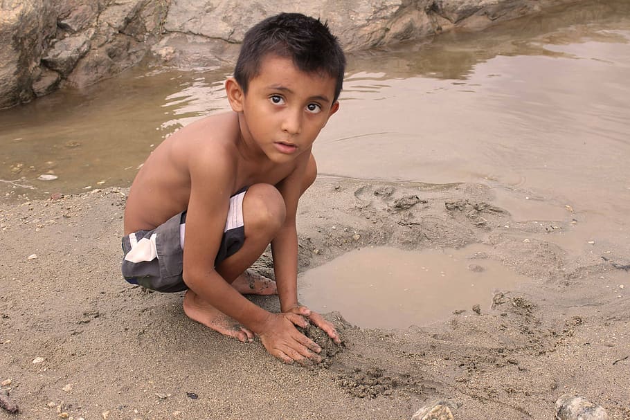 child, river, childhood, water, memory, chatino, poverty, oaxaca, indian, mexico
