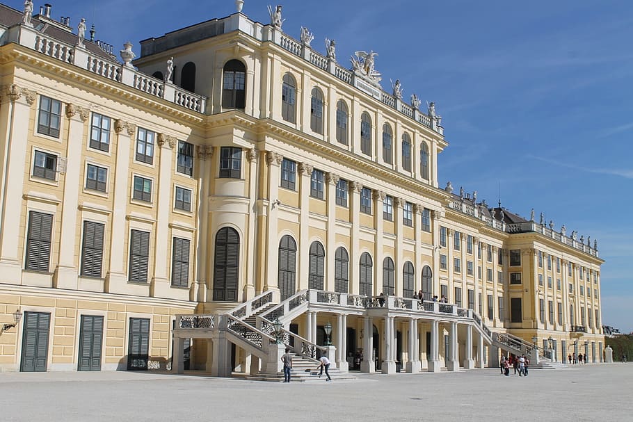 オーストリア ウィーン 公園 建築 城公園 シェーンブルン宮殿 宮殿 君主制 歴史的に 建物外観 Pxfuel