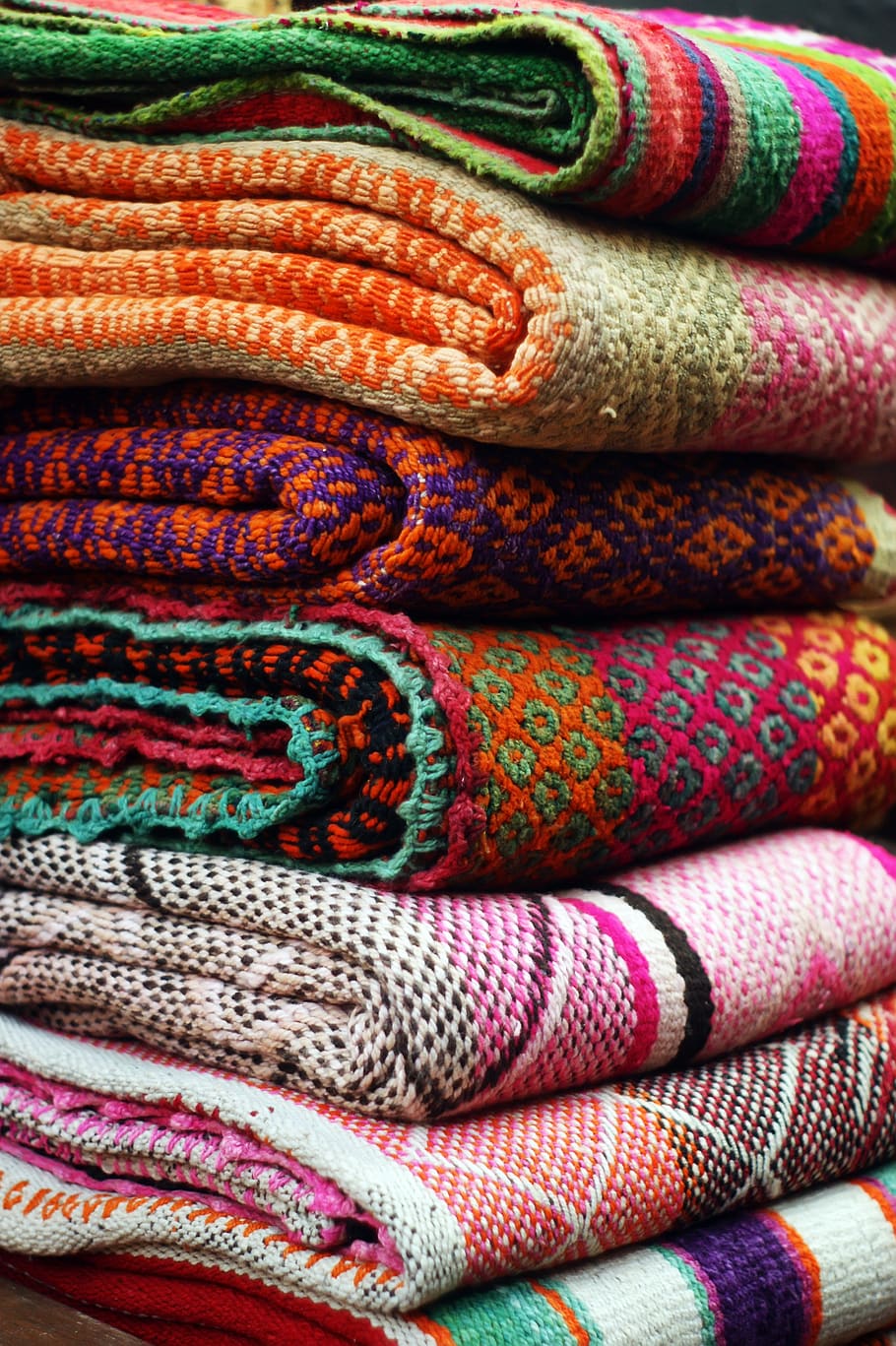 telas, colores, textura, colorido, diseño, patrón, textiles, tejidos, lana, tejido