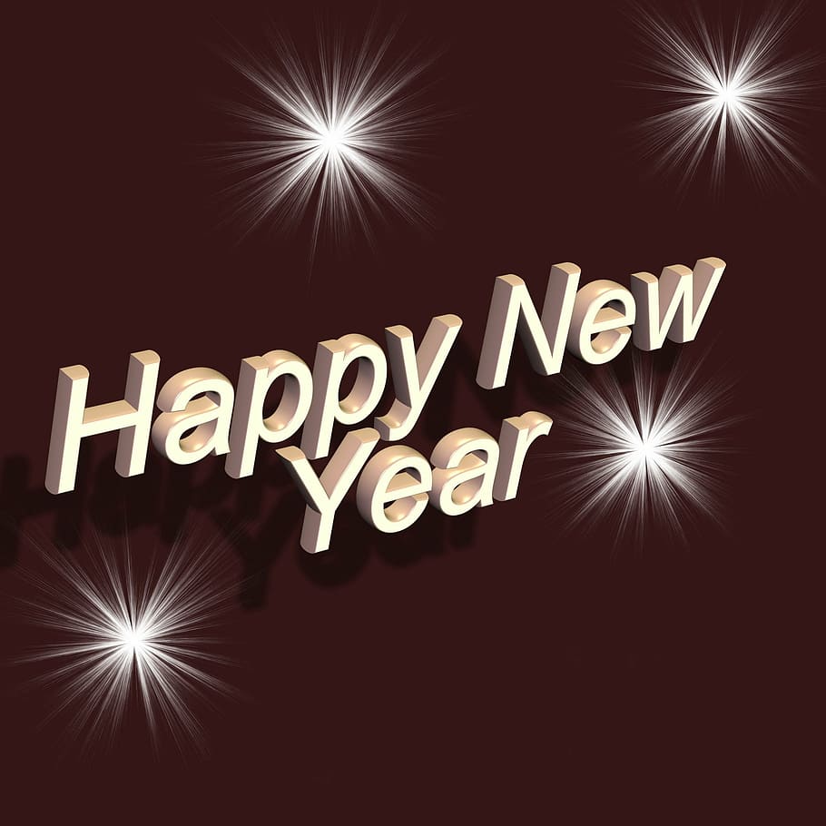happy, new, year text, font, lettering, happy new year, new year's day, turn of the year, new year's eve, new beginning