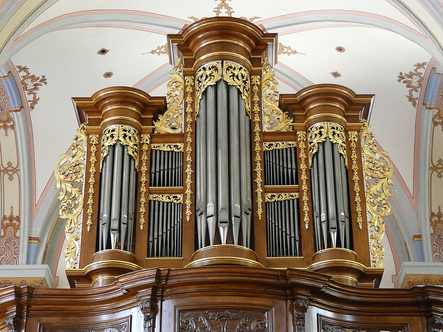 Igreja, Órgão, Apito, órgão, apito de órgão, arquitetura, órgão da igreja, música, instrumento, beilstein