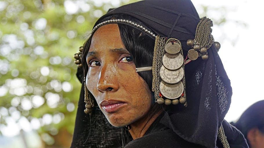 ラオス, アッハ, 部族の女性, 先住民族, 文化, アジア, 肖像画, 伝統, 民族, 少数民族