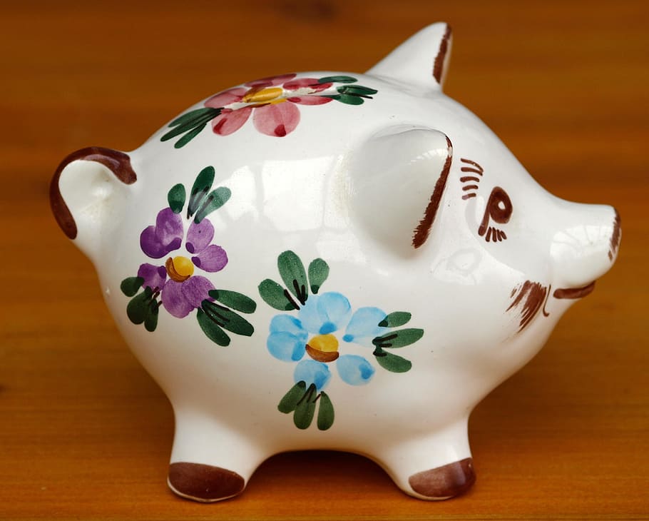 Piggy Bank, Piglet, Save, Económico, nostalgia, finanzas, ahorro, banco de monedas, banca, hogar Finanzas