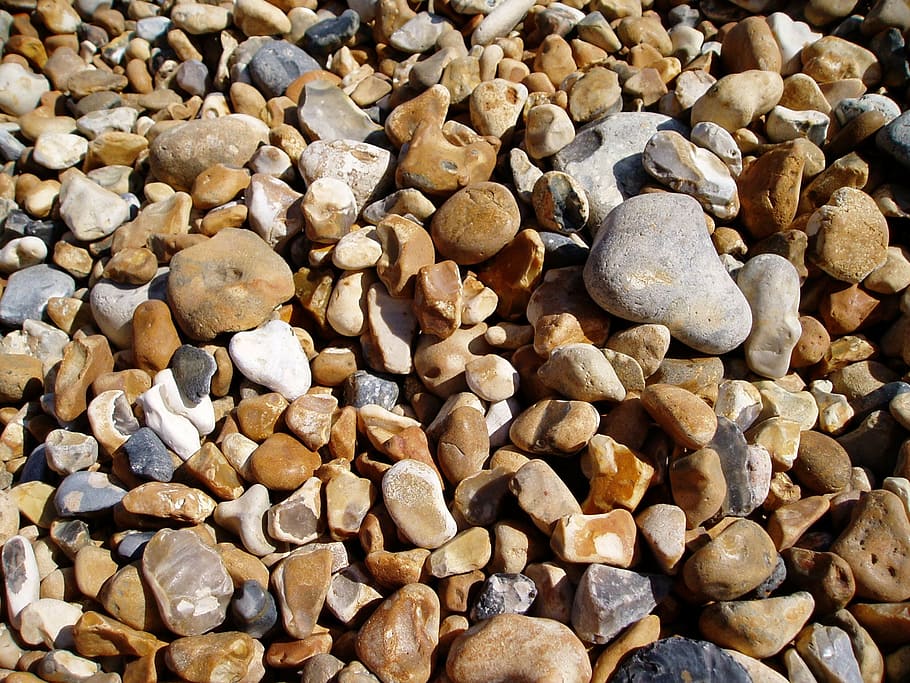 pebbles, beach, nature, stone, landscape, outdoor, stone background, solid, rock, stone - object
