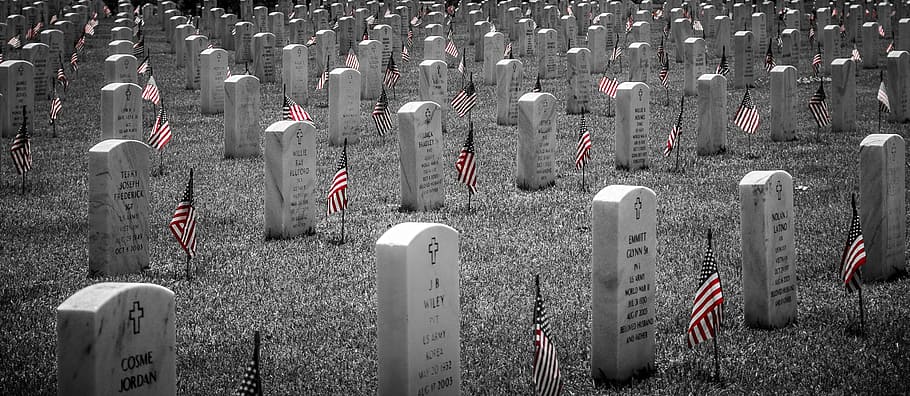 미국 묘지, 기념물, 묘지, 묘, 깃발, 영웅, 미국 사람, 묘소, 전국의, 묘비