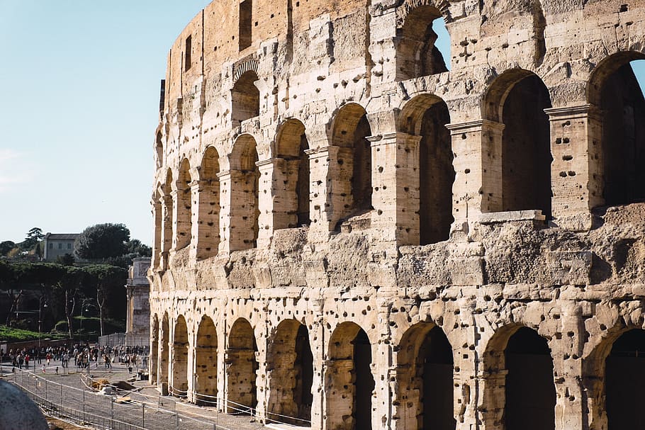 Roma Coliseu, Roma, Coliseu, arquitetura e paisagem urbana, viagens Locais, anfiteatro, estádio, romano, arquitetura, Roma - Itália