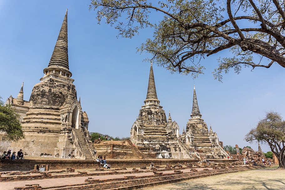 Phra Nakhon Si Ayutthaya, Thailand, world heritage, ayutthaya, ancient, thai, temple, landmark, architecture, culture