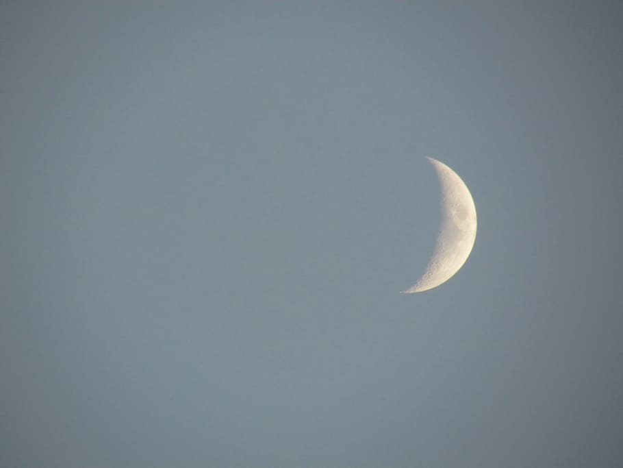 三日月 月 空 爪の月 鎌 鎌月 天文学 静かな情景 静けさ 風光明媚な夜 Pxfuel