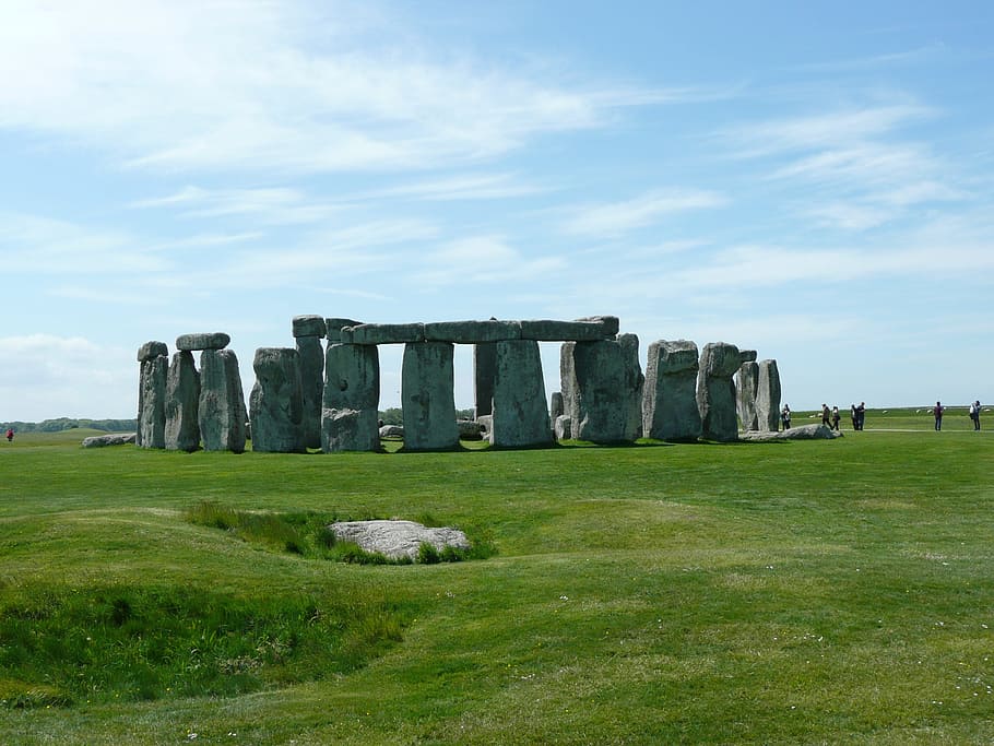 Stonehenge, Inglaterra, Monumento, Wiltshire, Reino Unido, Lugar famoso, Idade da pedra, história, antigo, Passado
