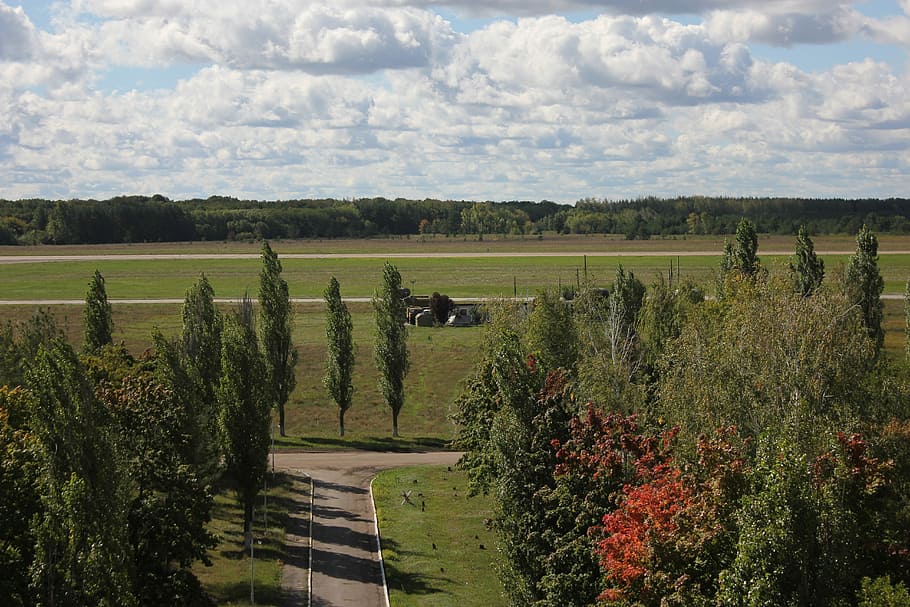 airfield, military airfield, Military Airfield, airfield, vzletnaya polosa, summer, voronezh, field, landscape, agriculture, nature