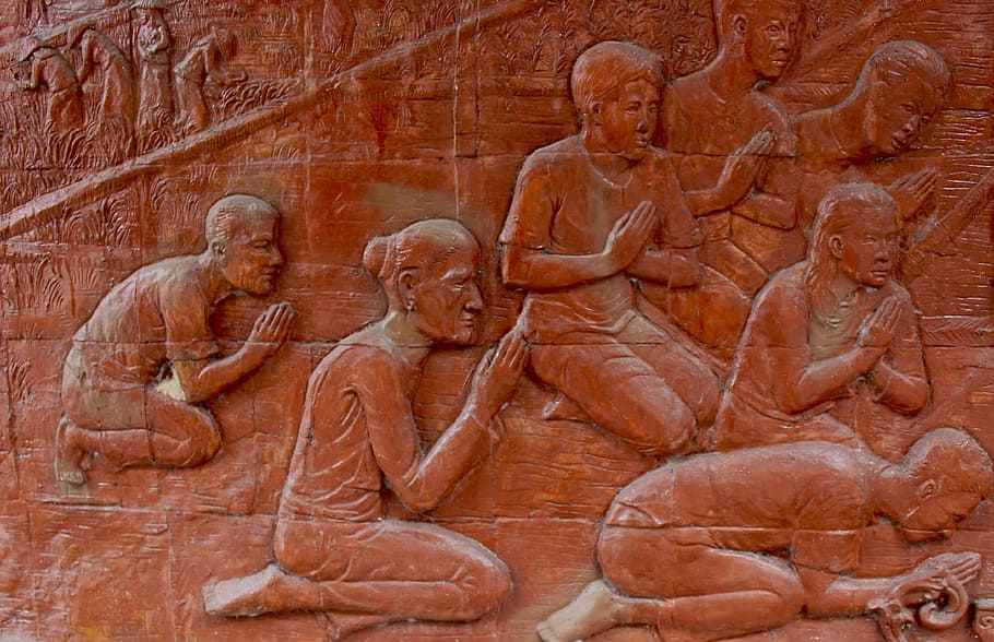 Tailandia, Budismo, Asia, Religión, arquitectura, escultura, símbolo, este, templo, tailandés