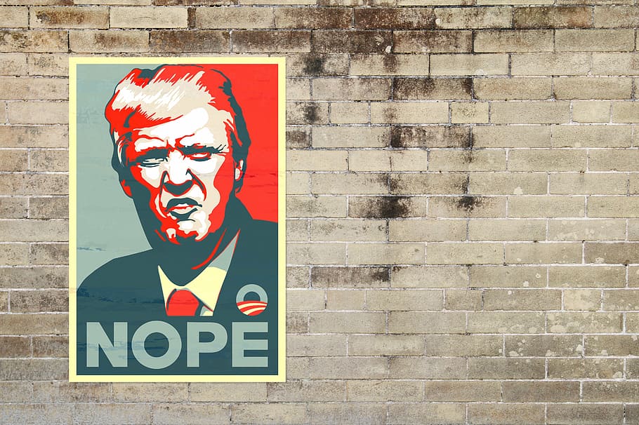 cartel de Donald Trump, Trump, Donald Trump, Donald, presidente, Estados Unidos, política, republicano, elección, América