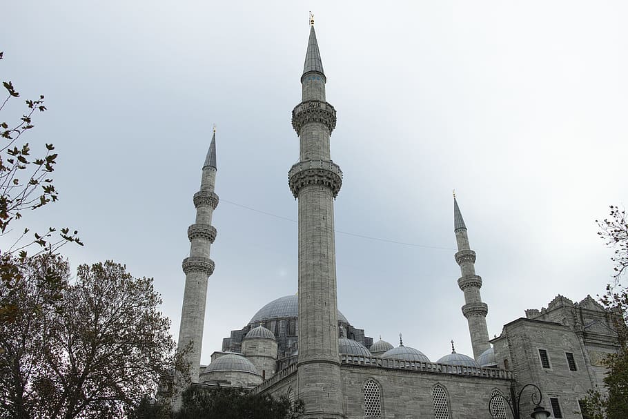 süleymaniye, cami, minaret, istanbul, turkey, architecture, religion, islam, the minarets, city