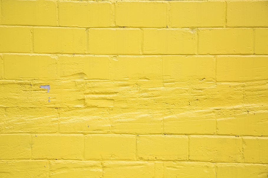 yellow, brick, wall, texture, exterior, concrete, weathered, architecture, background, copyspace