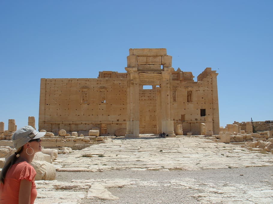 palmyra, desert, pearl, semitic city, syria, farce, new stone age, history, the past, sky