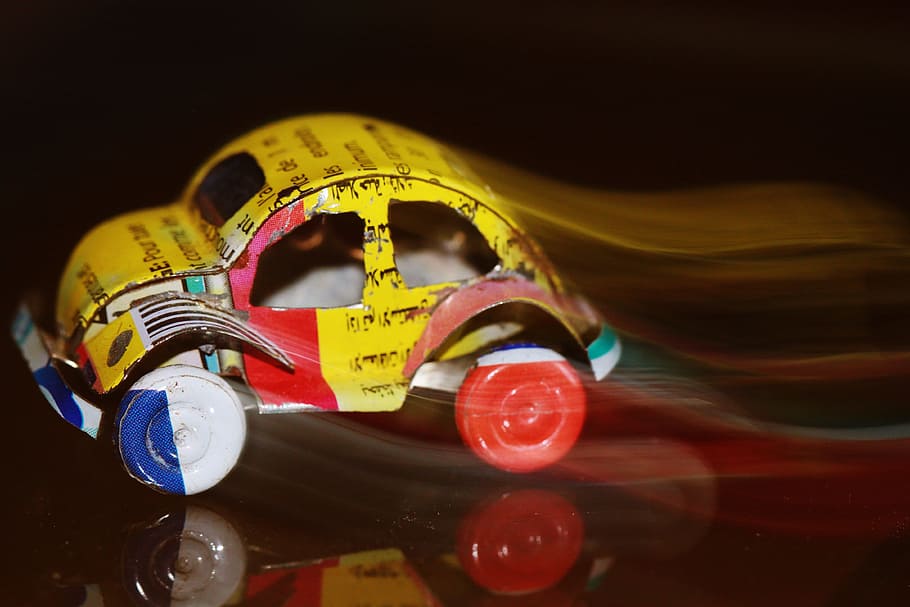close-up photography, multicolored, toy car, Auto, Autos, Sheet Metal, Car, sheet metal car, sheet, tin can