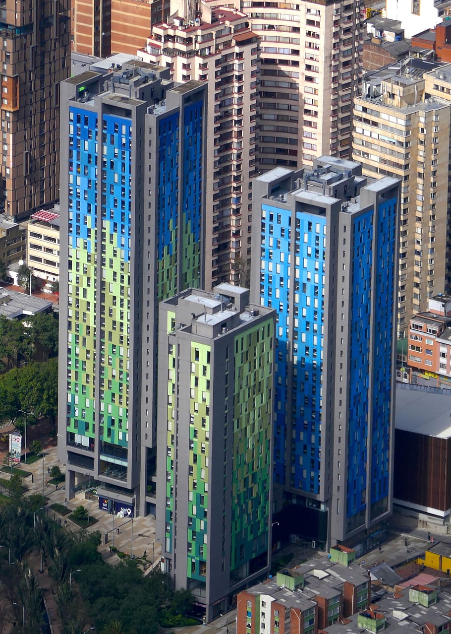 building, architecture, colombia, city, bogotá, urban, capital, viewpoint, structure, skyscraper