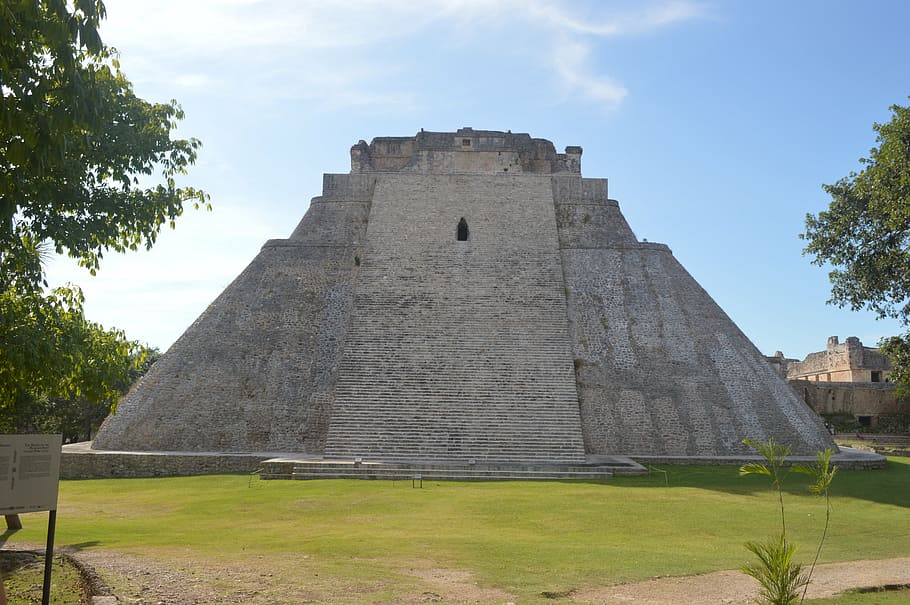 pyramid, mexico, maya, architecture, uxmal, aztec, sun, tourism, cancun, quintana roo