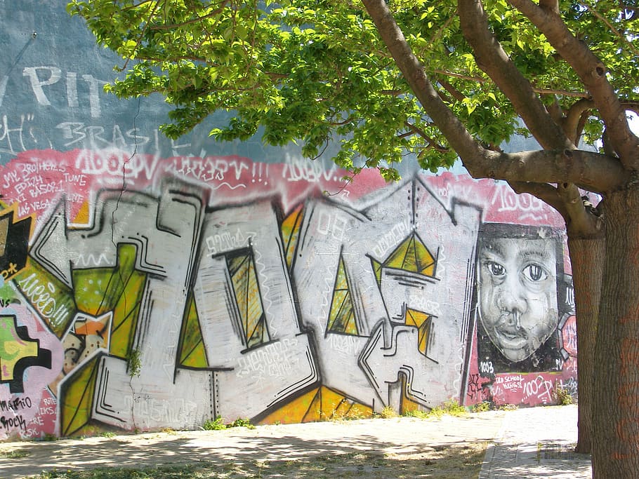 Lisboa, Grafite, Portugal, Cidade, texto, ninguém, dia, estrutura construída, arquitetura, árvore