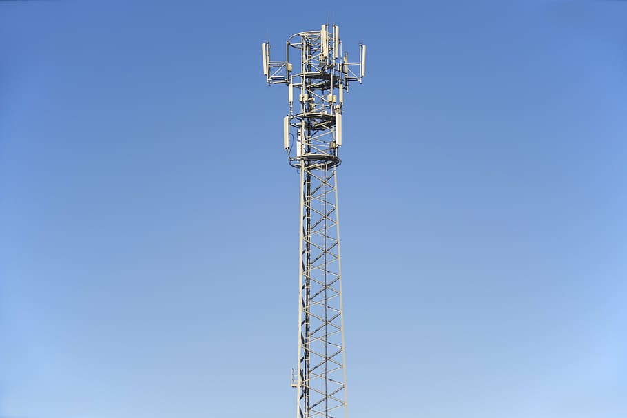 white radio tower, gsm relay, telephone pole, high technologies, gsm telephony, cellular network, technology and nature, radio mast, internet, lte